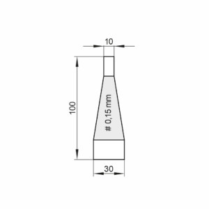 Kiwaki do wobblerów z taśmą klejącą przeźroczystą PET 015/100, opakowanie 100 szt.