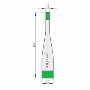 Kiwaki do wobblerów z taśmą klejącą piankową (białą) SPEC 025/170, opakowanie 100 szt.