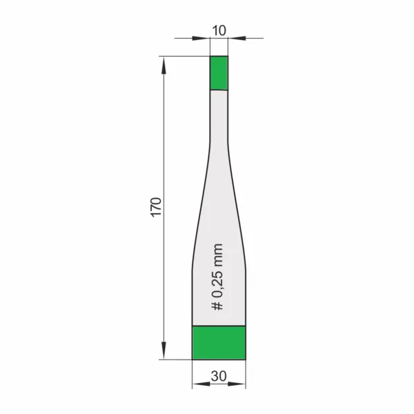 Kiwaki do wobblerów z taśmą klejącą piankową (białą) SPEC 025/170, opakowanie 100 szt.