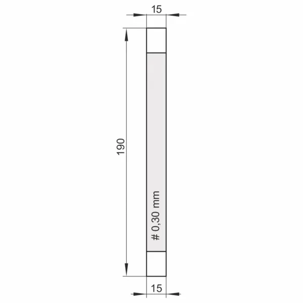 Kiwaki do wobblerów z taśmą klejącą przeźroczystą SLIM / S PET 030/190, opakowanie 100 szt.